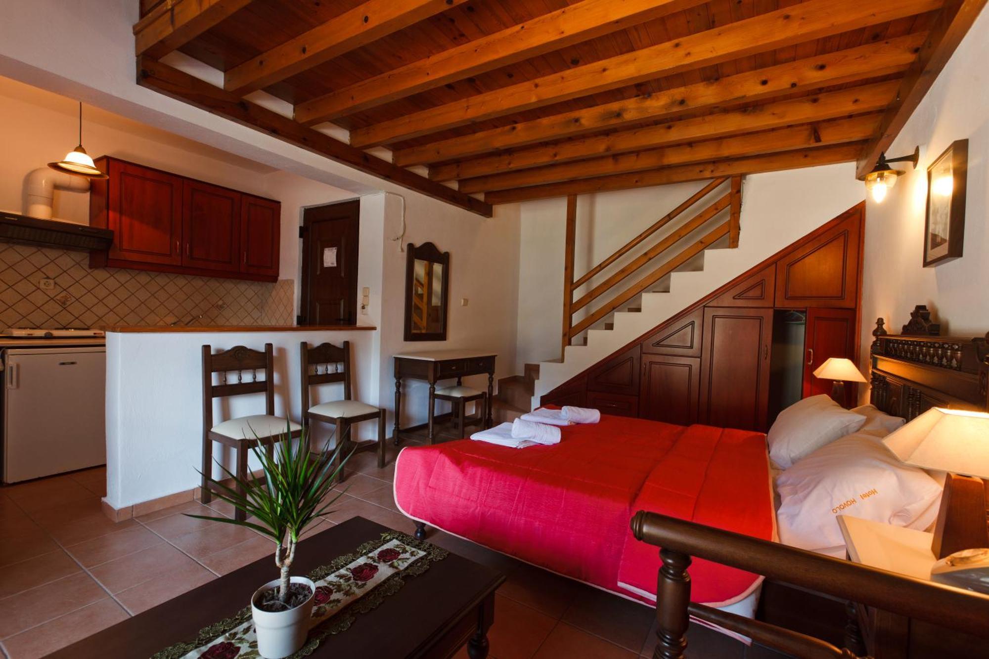 Hovolo Hotel Apartments นิโอไกลมา ห้อง รูปภาพ